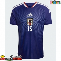 Camisa de Futebol Japão Daichi Kamada #15 Equipamento Principal Mundo 2026 Manga Curta